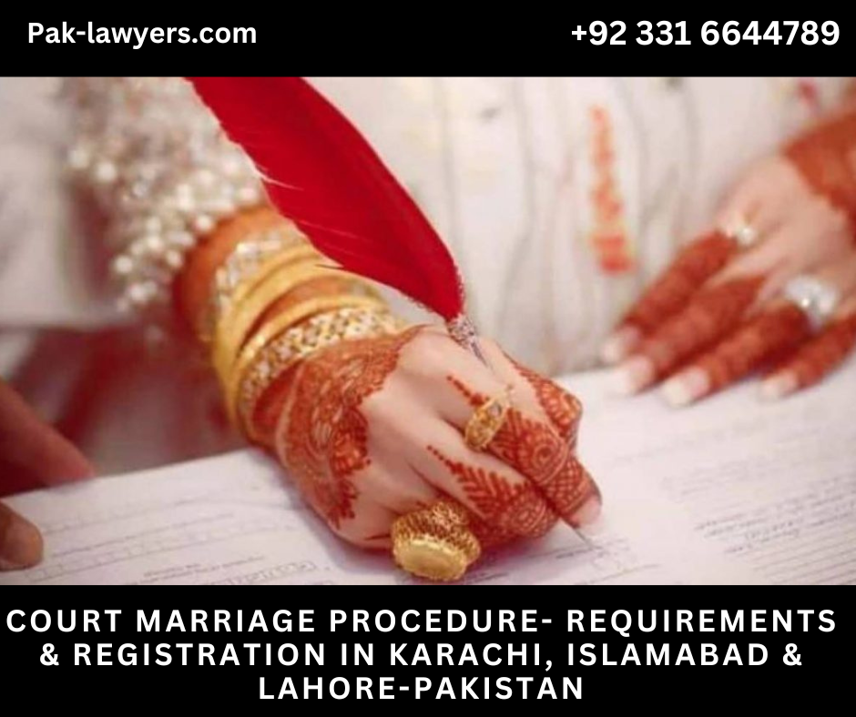 Court Marriage Requirements