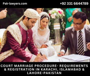 Court Marriage Procedure Pakistan