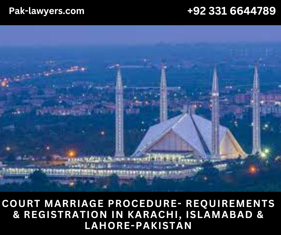 Court Marriage Procedure Karachi