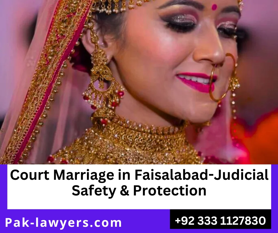 police protection after court marriage Faisalabad